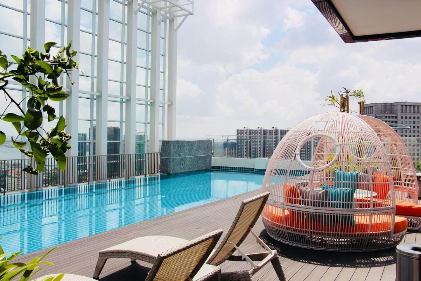 Modern, High Floor Suasana Suites 05 In Jb Джохор Бахру Екстериор снимка
